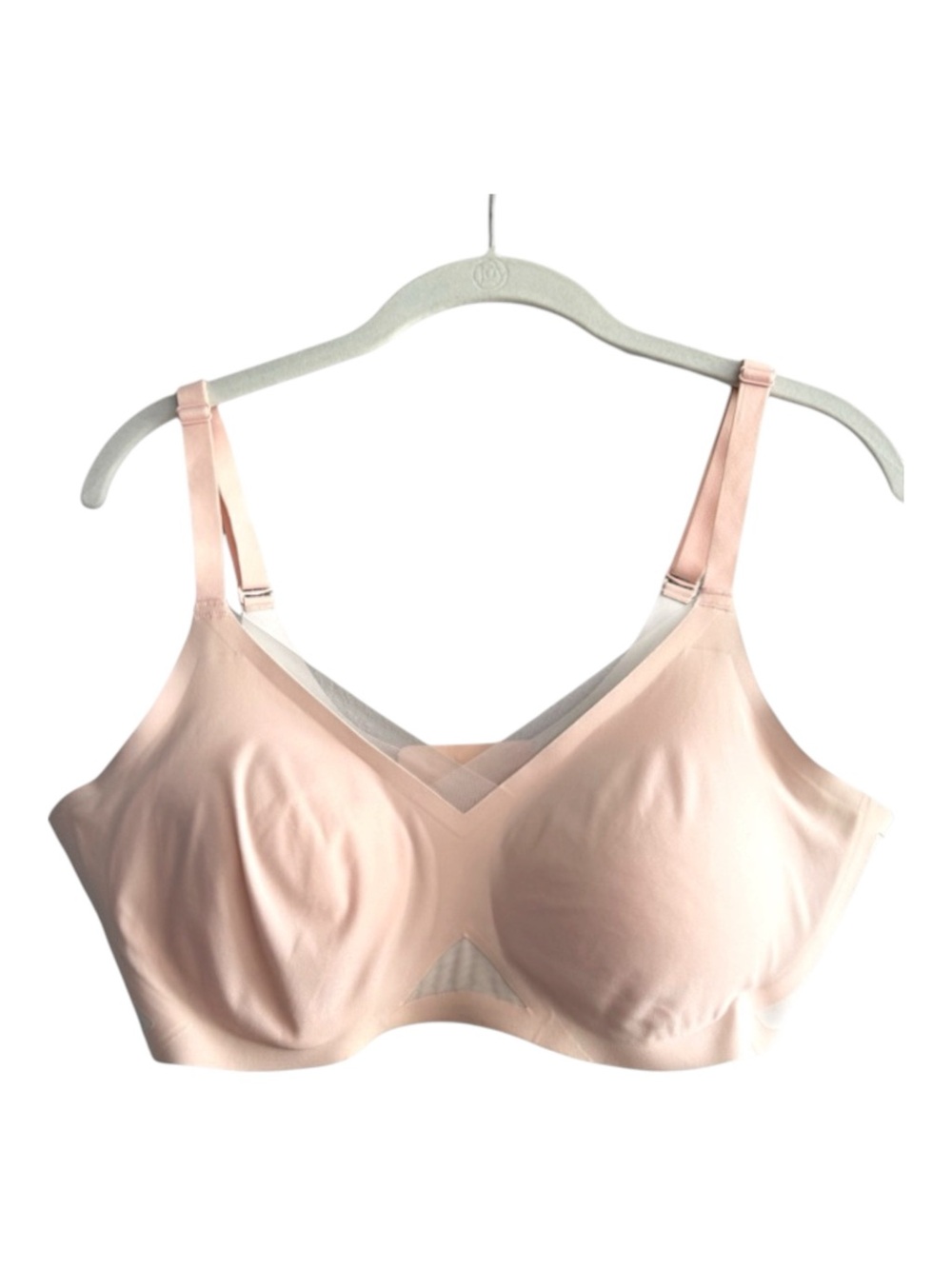 Honeylove Crossover Wireless Bra Blush Size L - Picture 2 of 10